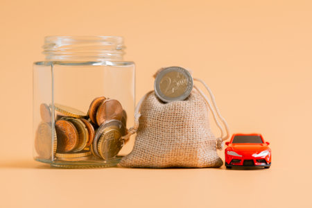 Business car concept growth involves strategic financial management money loan investment bank real estate economic development encourage accountancy save coin buy stack investment economy returnの写真素材