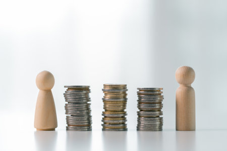Business save money coin growth concept involves strategic financial management investment loan bank real estate economic development encourage buy income stack investment economy return accountancyの写真素材
