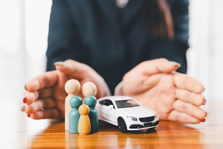 Concept business vehicle finance protection office plan investment buy sell coin car ensuring idea financial security. automobile agent tax protect purchase insurance and secure favorable loan dealの写真素材