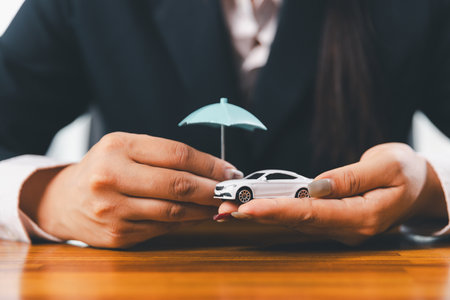 Concept business vehicle finance protection office plan investment buy sell coin car ensuring idea financial security. automobile agent tax protect purchase insurance and secure favorable loan dealの写真素材
