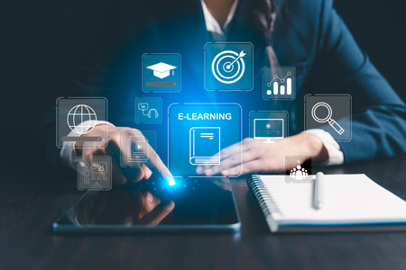 E-learning is modern concept of online education uses internet technology to support virtual...