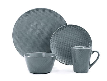 antique cookware set, Dishware set isolated on white backgroundの写真素材