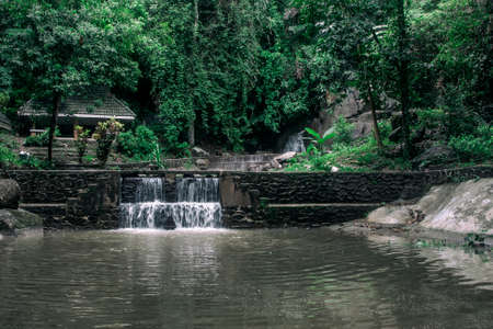 Abandoned places in the beautiful jungle of Thailandの写真素材
