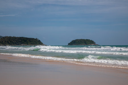 Tropical beach at Koh Samui, Thailand. nature backgroundの写真素材