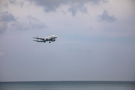 HS-BBQ Boeing 737-800 of Thaiairway. Take off from Chiangmai airport to Bangkok Suvarnabhumi.