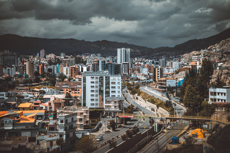Cityscape of Tbilisi, capital of Georgiaの写真素材