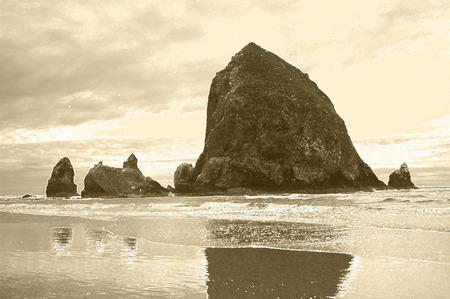 Haystack Rockの写真素材