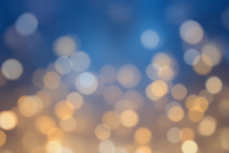 abstract background bokeh circles for Christmas and New Year backgroundの素材