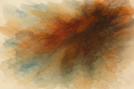 Abstract watercolor background. Colorful texture. Digital art painting.の素材