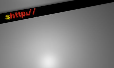 Secure HTTP Title Bar Ideal for Presentations & Moreの写真素材