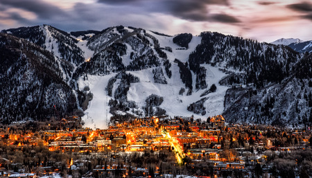 Aspen Colorado overlookの写真素材