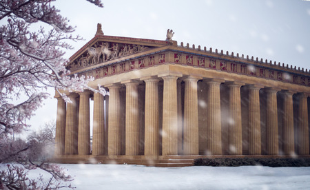 Parthenon in Nashvilleの写真素材