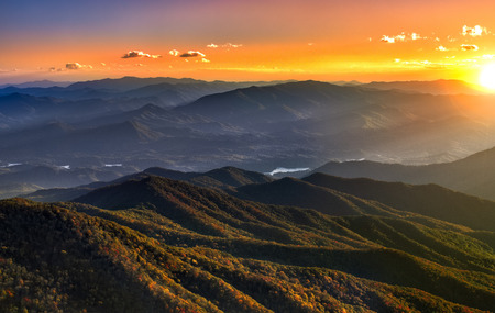 Smokey Mountain National Parkの写真素材