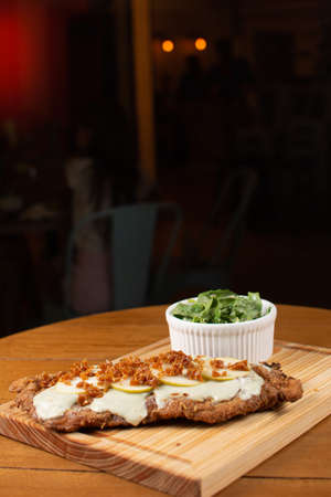 Milanese restaurant. Beer and meat pub.の写真素材