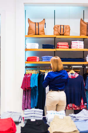 Clothes shops. Mall Jewelersの写真素材