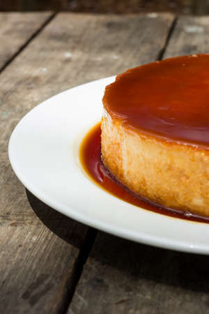 Flan. Quesillo. Cream bullet. milk cake Dessert