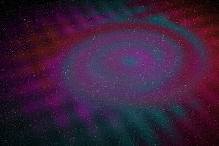An abstract starry deep space spiral background image.