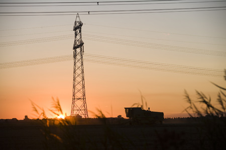 harvestingの写真素材