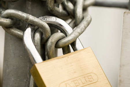 padlock and chain