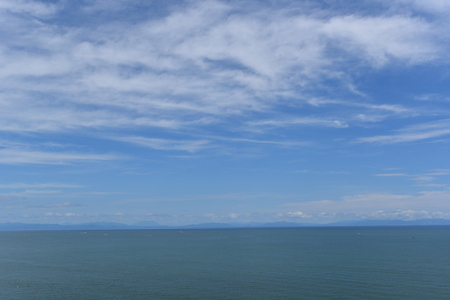 lake oonuma in summerの写真素材