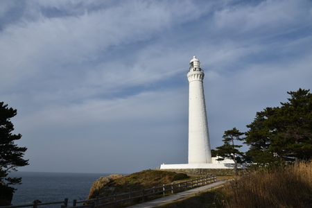 cape izumo lighthouseの写真素材