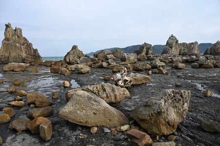 cape shiono coastの写真素材