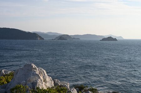 coastline wakayama in mid winter