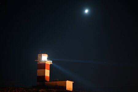 cape soya at nightの写真素材