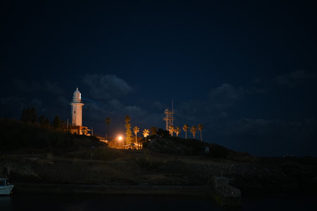 light house nojimaの写真素材