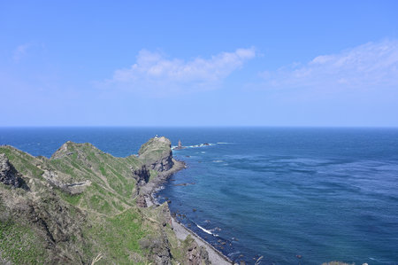 Rugged coast of the island of Sao Miguel, Azoresの写真素材