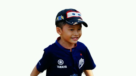 Boy with good smiling
