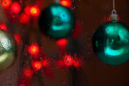 lighting of night after the rainの写真素材