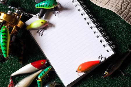 note book on holidayの写真素材