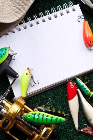 fishing noteの写真素材