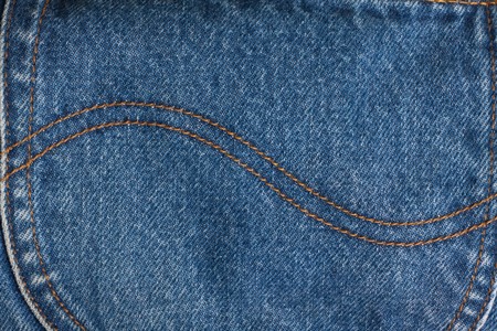 pattern on the jeansの写真素材
