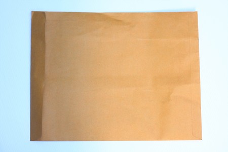 brown envelopeの写真素材