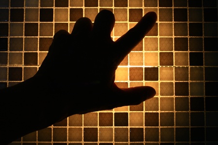 touch on lighting boxの写真素材