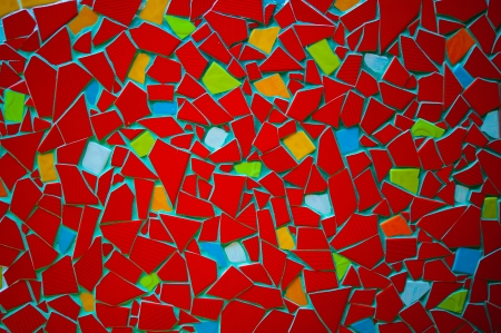 mosaic colorの写真素材