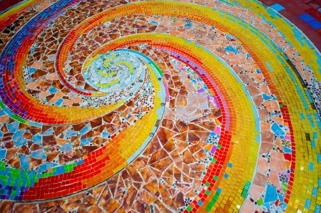 color of mosaicの写真素材