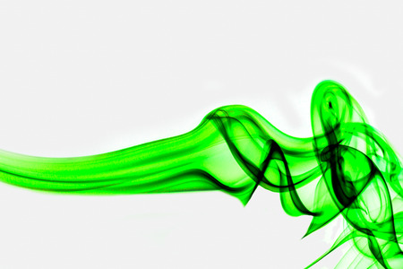 green smoke lighting abstractの写真素材