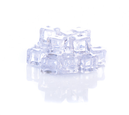 Photo of fake ice and it's reflectionの写真素材