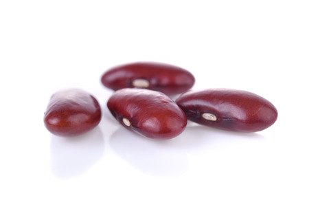 red bean on white backgroundの写真素材
