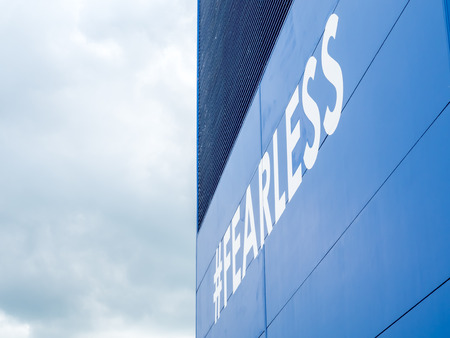 LEICESTER - MAY 23: King Power Stadium, home stadium of Leicester city football club, the champion premier league team seaason 2015-2016, under cloudy sky, was taken on May 23, 2016.のeditorial素材