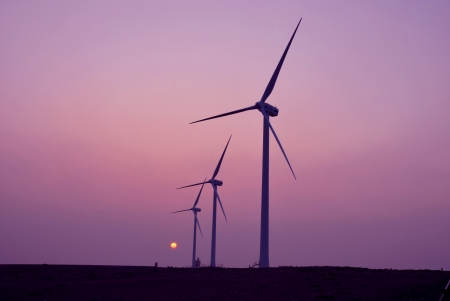 Wind powerの写真素材