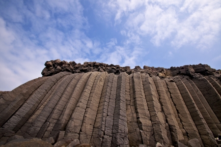 Taiwan Penghu Basalt の写真素材