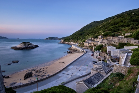 The beautiful coast of Taiwan Matsuの写真素材