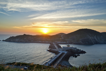 The beautiful coast of Taiwan Matsuの写真素材