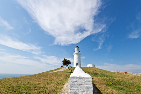 The beautiful Lighthouse of Taiwan Matsuの写真素材