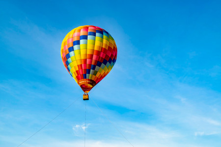 HotHot air balloon under the clear blue sky,Taitung,Taiwan