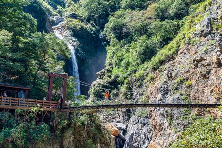 Scenery of Taroko gorge.Taroko national park, Hualien. This is a famous attraction in Taiwanの写真素材